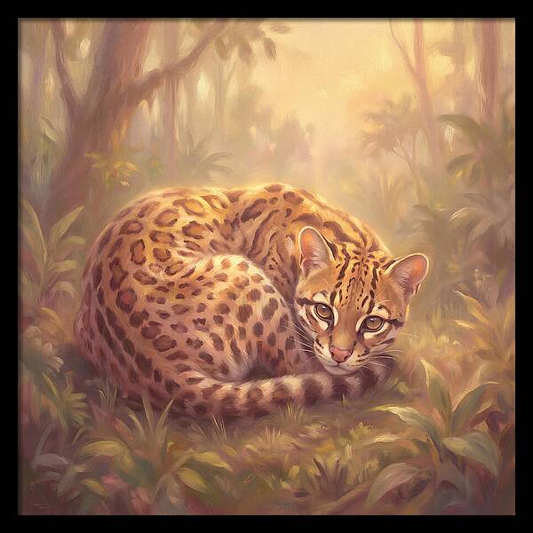 Ocelot In Nature