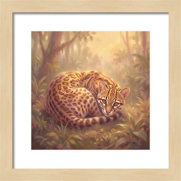 Ocelot In Nature