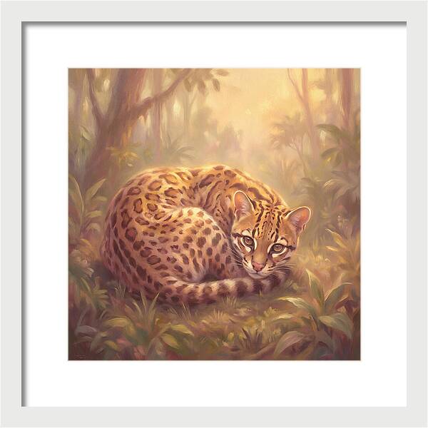 Ocelot In Nature