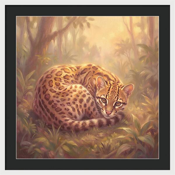 Ocelot In Nature