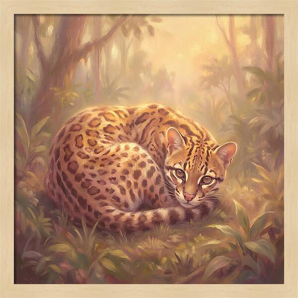 Ocelot In Nature