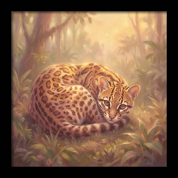 Ocelot In Nature