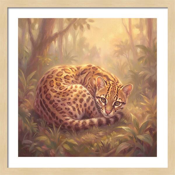 Ocelot In Nature