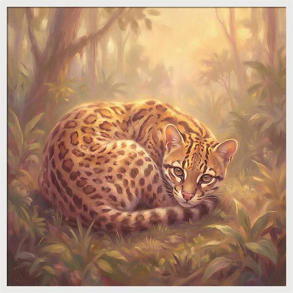 Ocelot In Nature