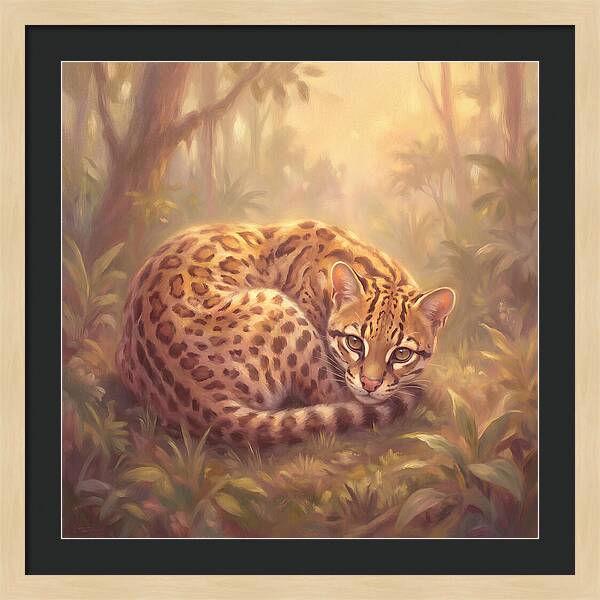 Ocelot In Nature