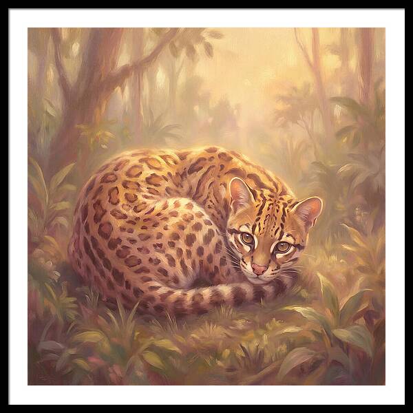 Ocelot In Nature