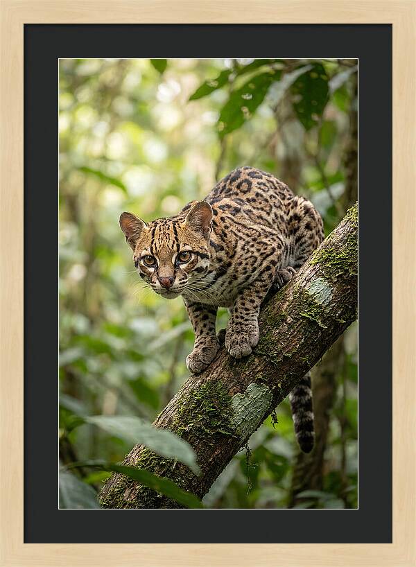 Ocelot Observing Its Surroundings