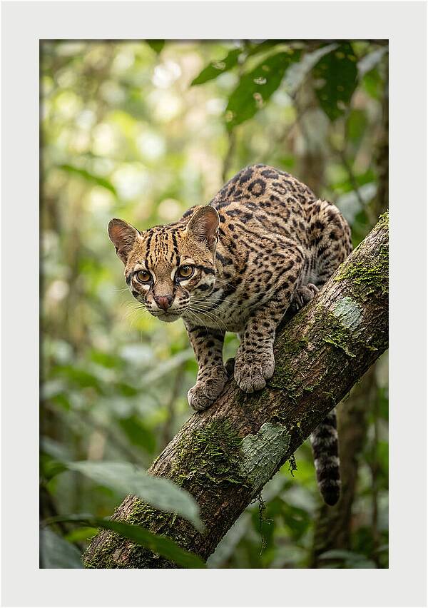Ocelot Observing Its Surroundings