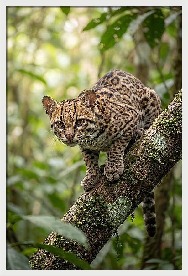 Ocelot Observing Its Surroundings