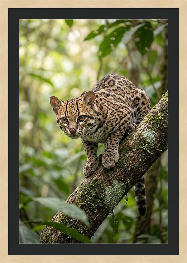 Ocelot Observing Its Surroundings