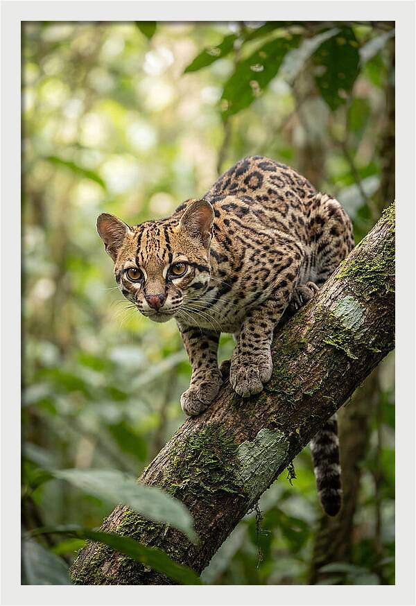 Ocelot Observing Its Surroundings
