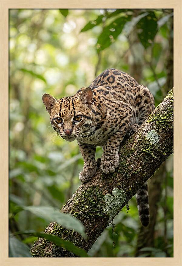Ocelot Observing Its Surroundings