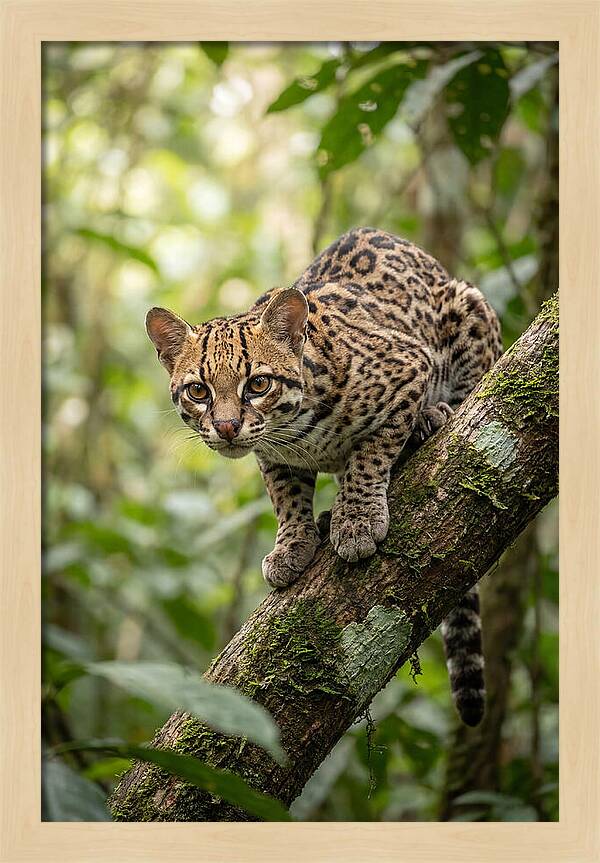 Ocelot Observing Its Surroundings