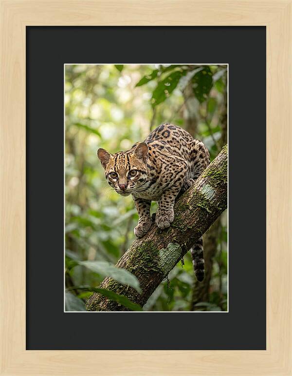 Ocelot Observing Its Surroundings