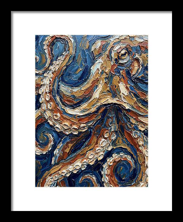 Octopus In Vibrant Swirls