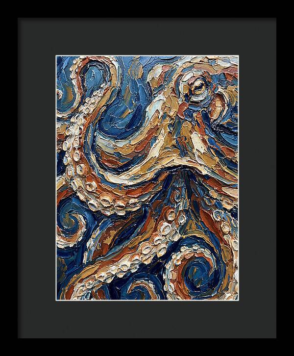 Octopus In Vibrant Swirls