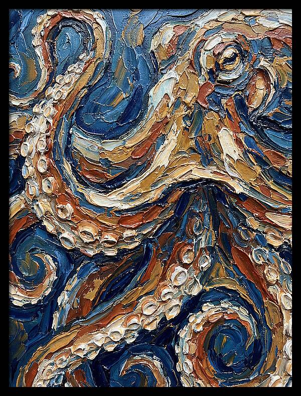 Octopus In Vibrant Swirls