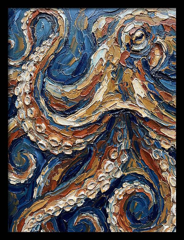 Octopus In Vibrant Swirls