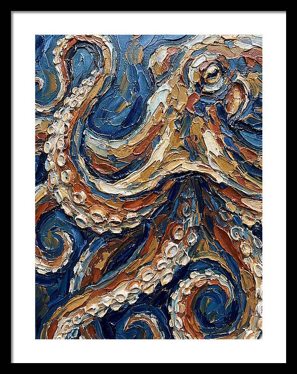 Octopus In Vibrant Swirls
