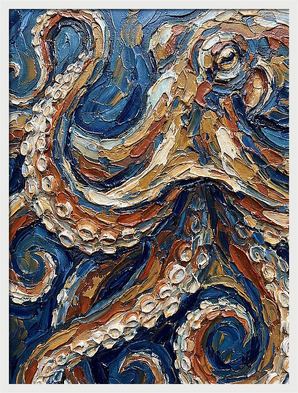 Octopus In Vibrant Swirls