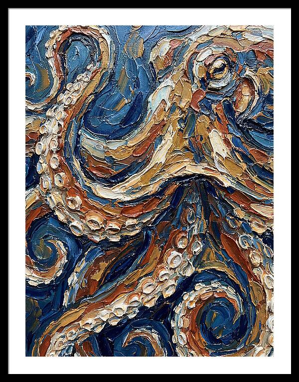 Octopus In Vibrant Swirls