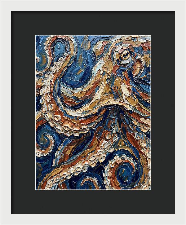 Octopus In Vibrant Swirls