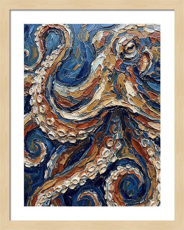 Octopus In Vibrant Swirls