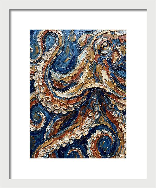 Octopus In Vibrant Swirls