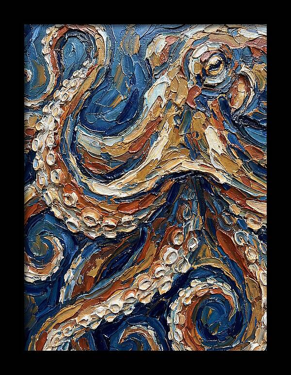 Octopus In Vibrant Swirls