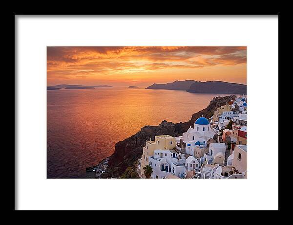 Oia Village Sunset Serenity