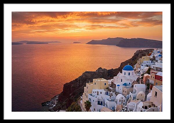 Oia Village Sunset Serenity