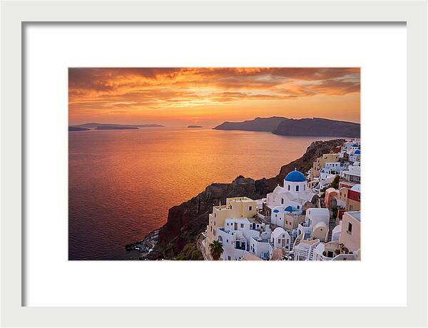 Oia Village Sunset Serenity