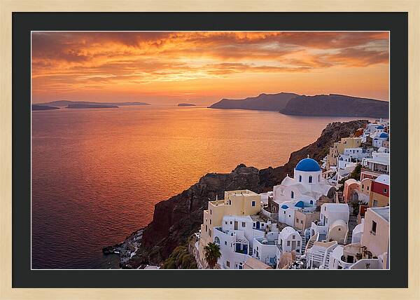 Oia Village Sunset Serenity