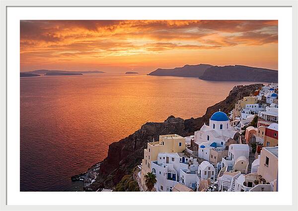 Oia Village Sunset Serenity