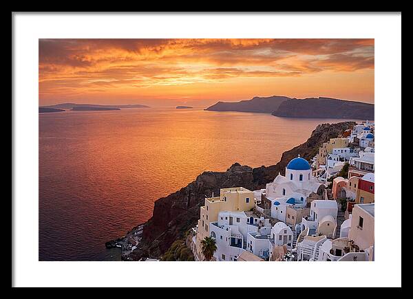 Oia Village Sunset Serenity