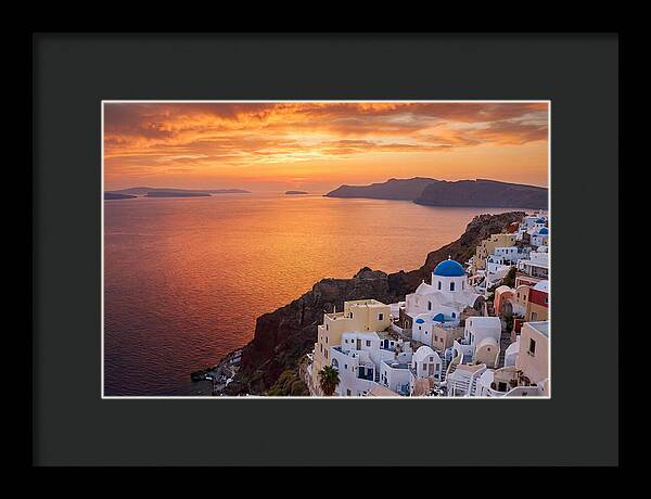 Oia Village Sunset Serenity