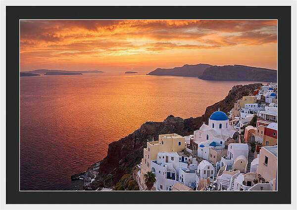 Oia Village Sunset Serenity