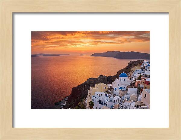 Oia Village Sunset Serenity