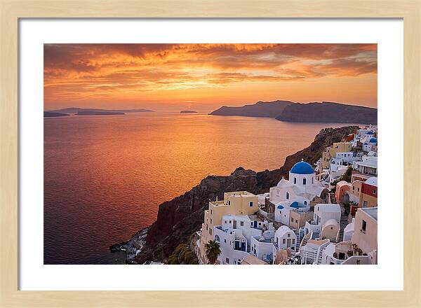 Oia Village Sunset Serenity