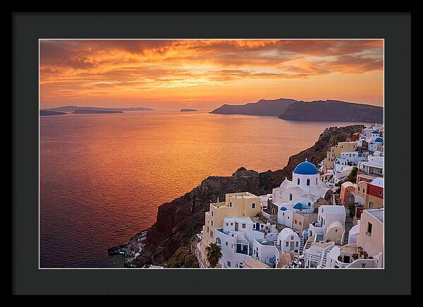 Oia Village Sunset Serenity