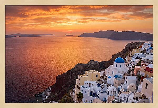 Oia Village Sunset Serenity