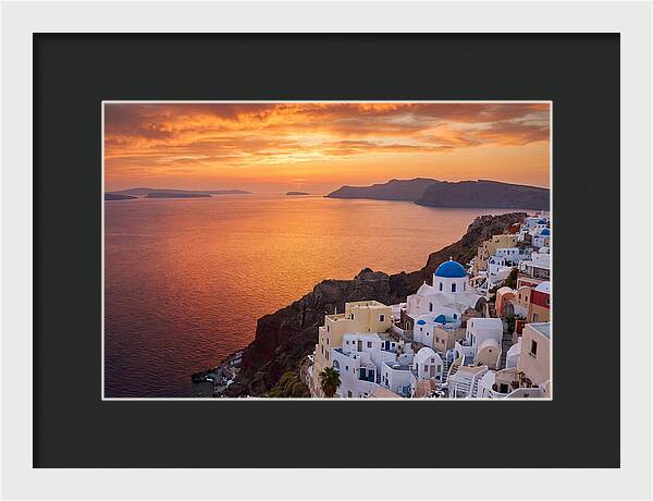 Oia Village Sunset Serenity