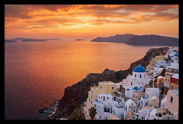 Oia Village Sunset Serenity