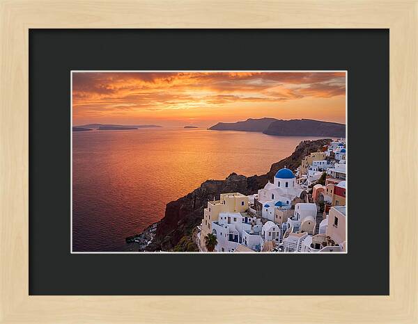 Oia Village Sunset Serenity