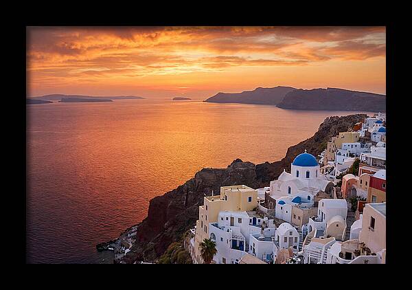 Oia Village Sunset Serenity
