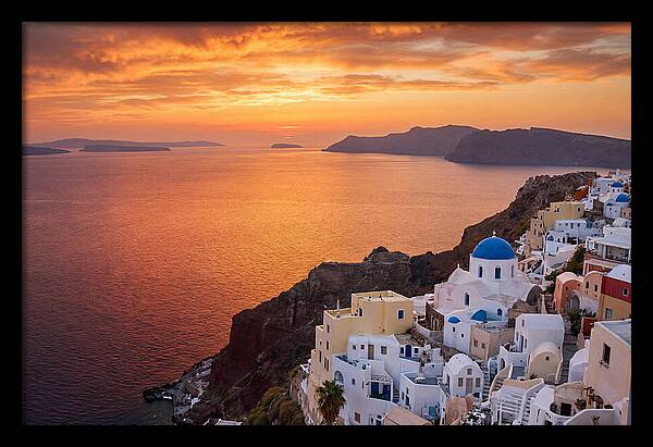 Oia Village Sunset Serenity