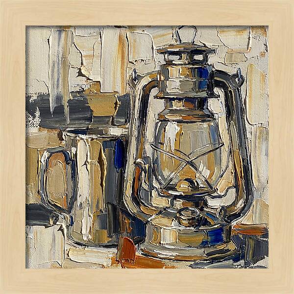 Oil Lantern Still Life