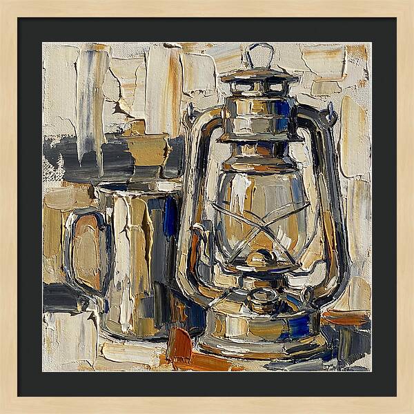 Oil Lantern Still Life