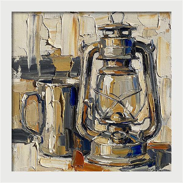 Oil Lantern Still Life