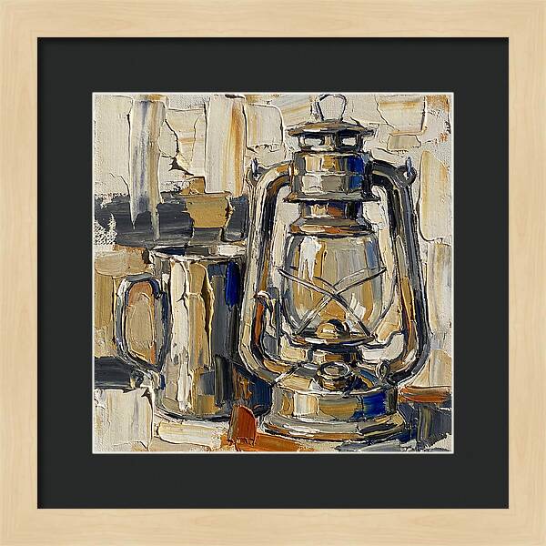 Oil Lantern Still Life